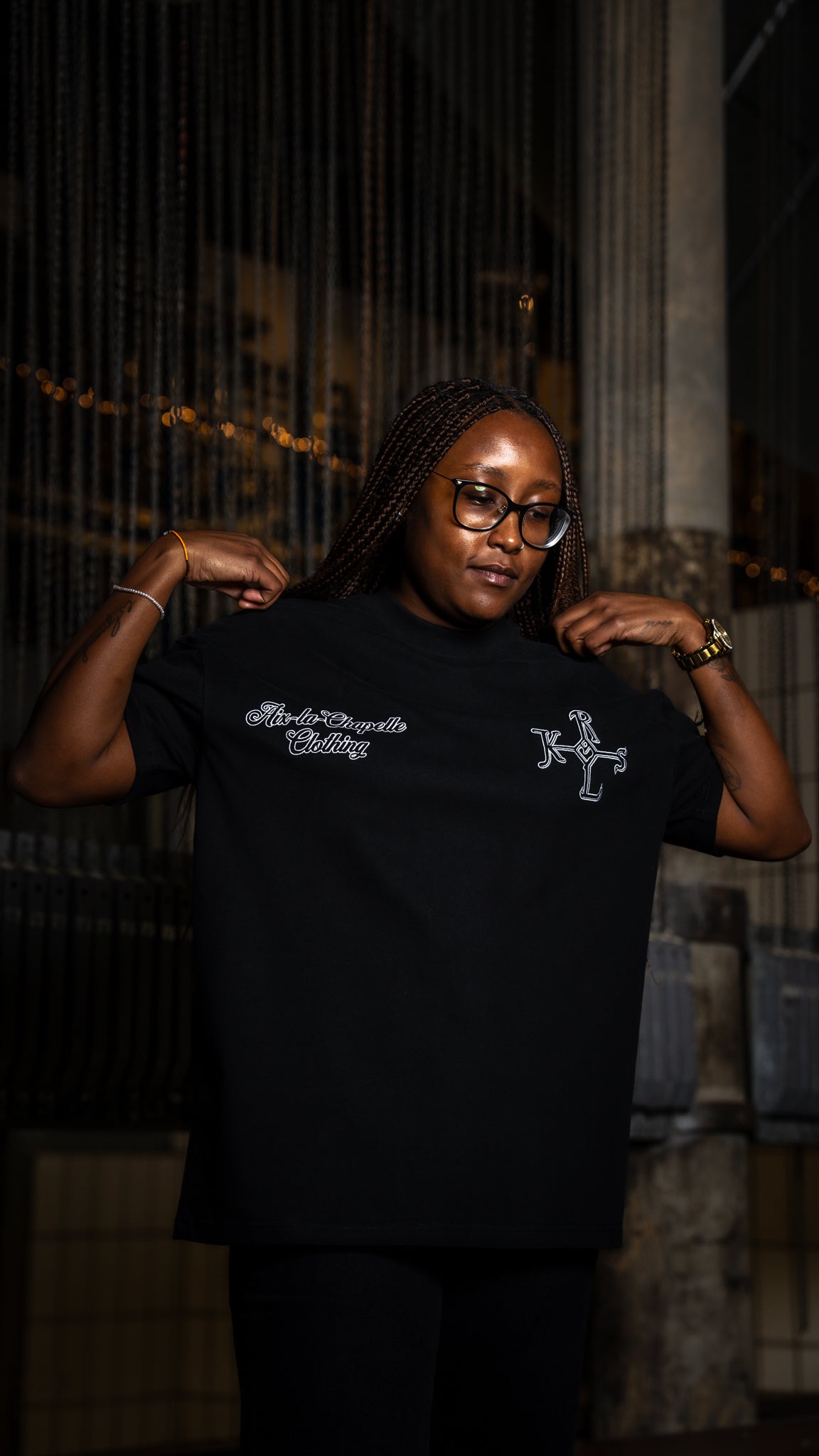 T-Shirt "Karlsmonogramm" gestickt